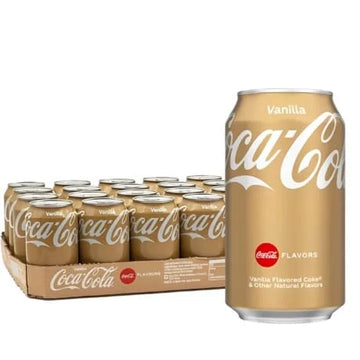 Coca-Cola Vanilla 330ml x 24 Cans – Vanilla Coke Soft Drink | Free Delivery