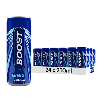 Boost Energy Original 250ml x 24 Cans – Energy Drink | Free Delivery