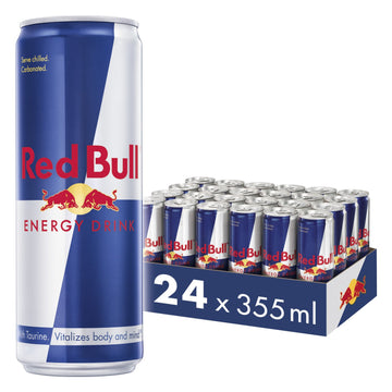 Red Bull Energy Drink 355ml x 24 Cans | Energy & Sports Drink | Free Delivery