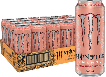 Monster Ultra Peachy Keen 24 Pack – 500ml Cans | Free Delivery