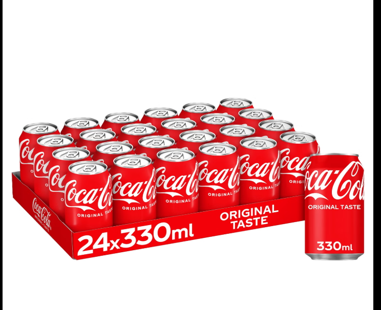 Coca Cola Cans 330ml Pack of 24