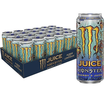 Monster Aussie Lemonade 500ml x24 Cans | Energy Drink | Free Delivery