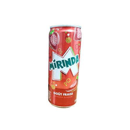 Mirinda Strawberry 330ml x 24 Cans – Fizzy Strawberry Soft Drink | Free Delivery