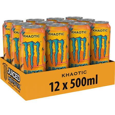 Monster Khaotic Energy Drink 24 x 500ml | Free Delivery