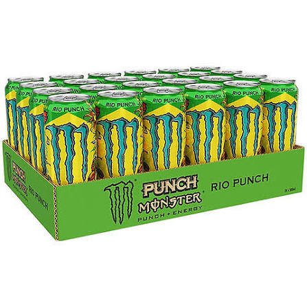 Monster Energy Rio Punch 24 x 500ml Cans | Energy Drink | Free Delivery