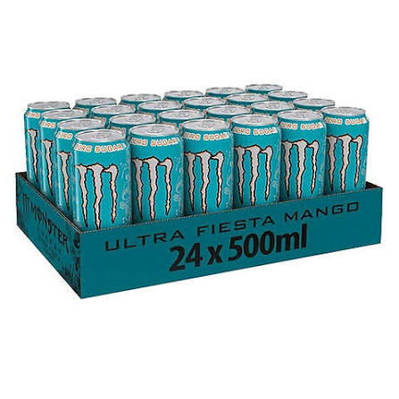 Monster Energy Ultra Fiesta Mango 24 x 500ml | Free Delivery