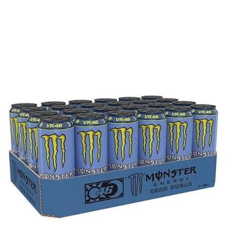 Monster Energy VR46 Zero 24 x 500ml | Zero Sugar | Free Delivery