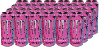 Monster Ultra Fantasy Ruby Red 24 x 500ml Cans | Zero Sugar | Free Delivery